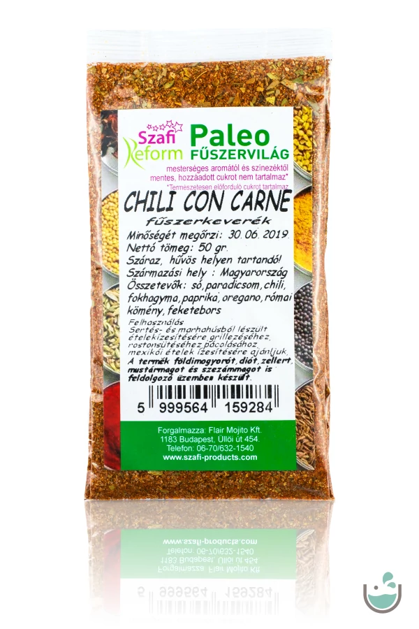 Szafi Reform paleo chili con carne fűszerkeverék 50 g