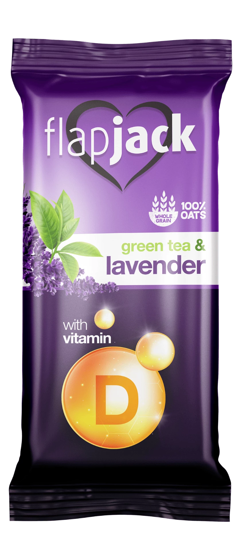 Flapjack Citrom-levendula ízű zabszelet zöldtea kivonattal, vitaminokkal, fehérbevonóba mártva 60 g