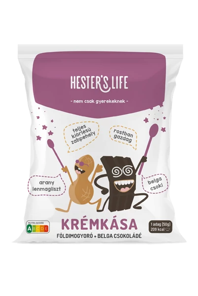 Hester’s Life Földimogyorós - Belga Csokoládés Krémkása 50 g