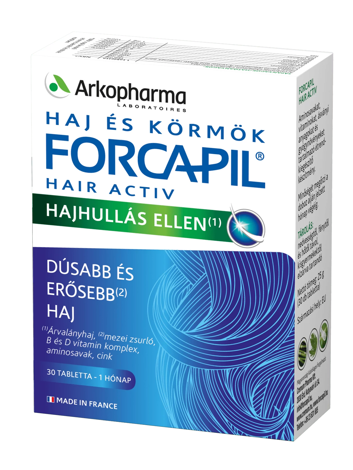 Forcapil Hair Activ Hajhullás elleni tabletta 30 db