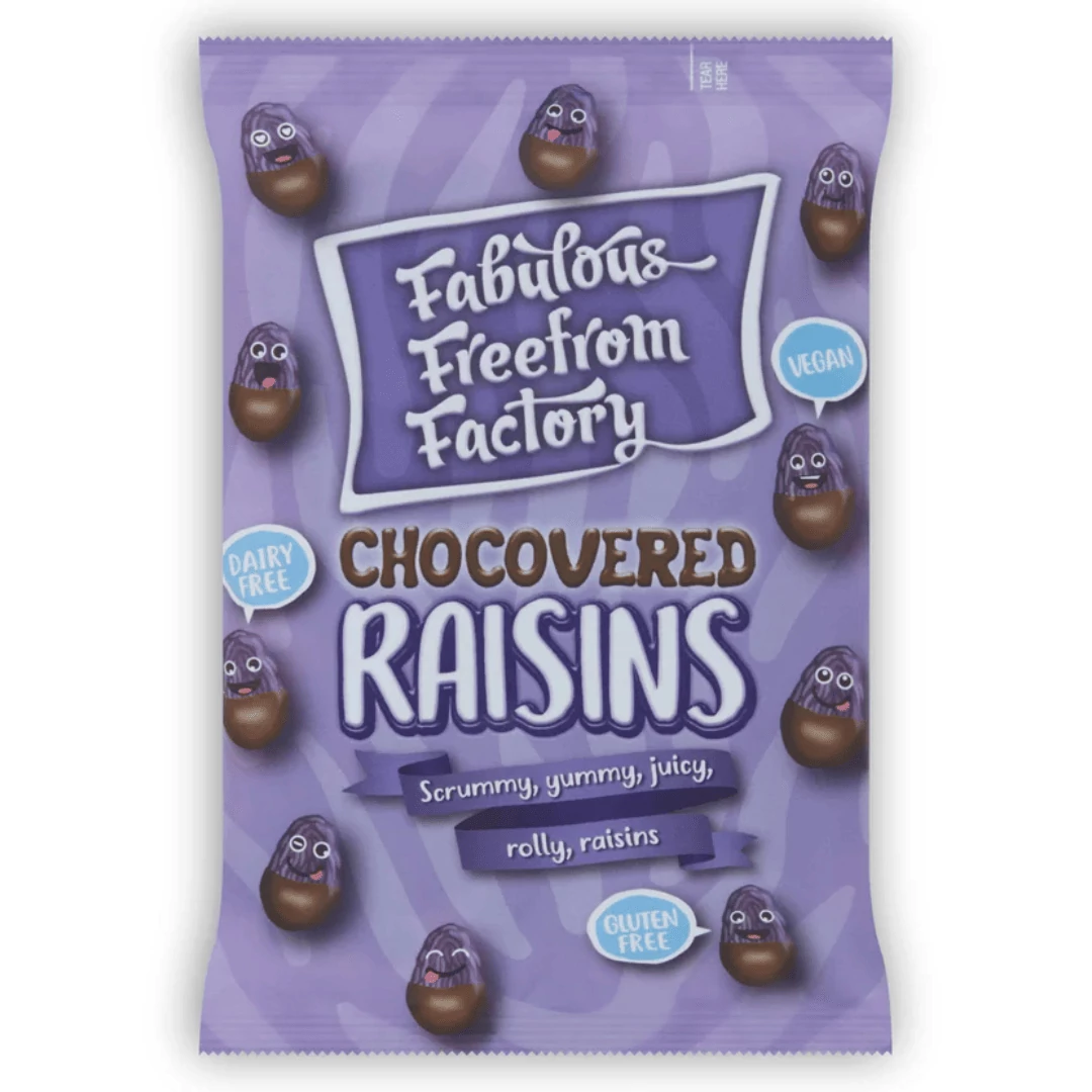 Fabulous Freefrom Factory Vegán csokoládés mazsola 75 g
