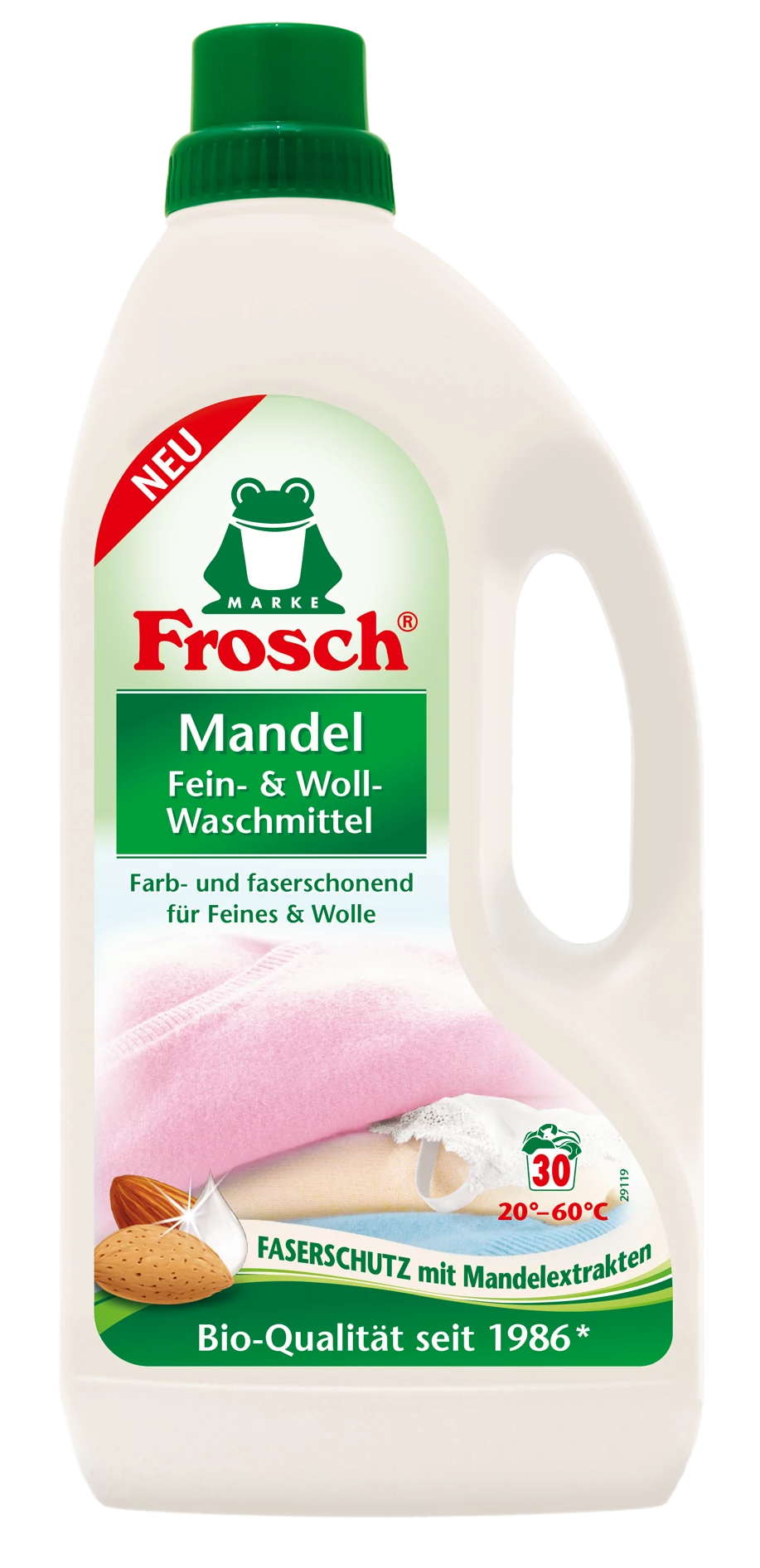 Frosch Folyékony Mosószer Gyapjúhoz Mandula 1500 ml