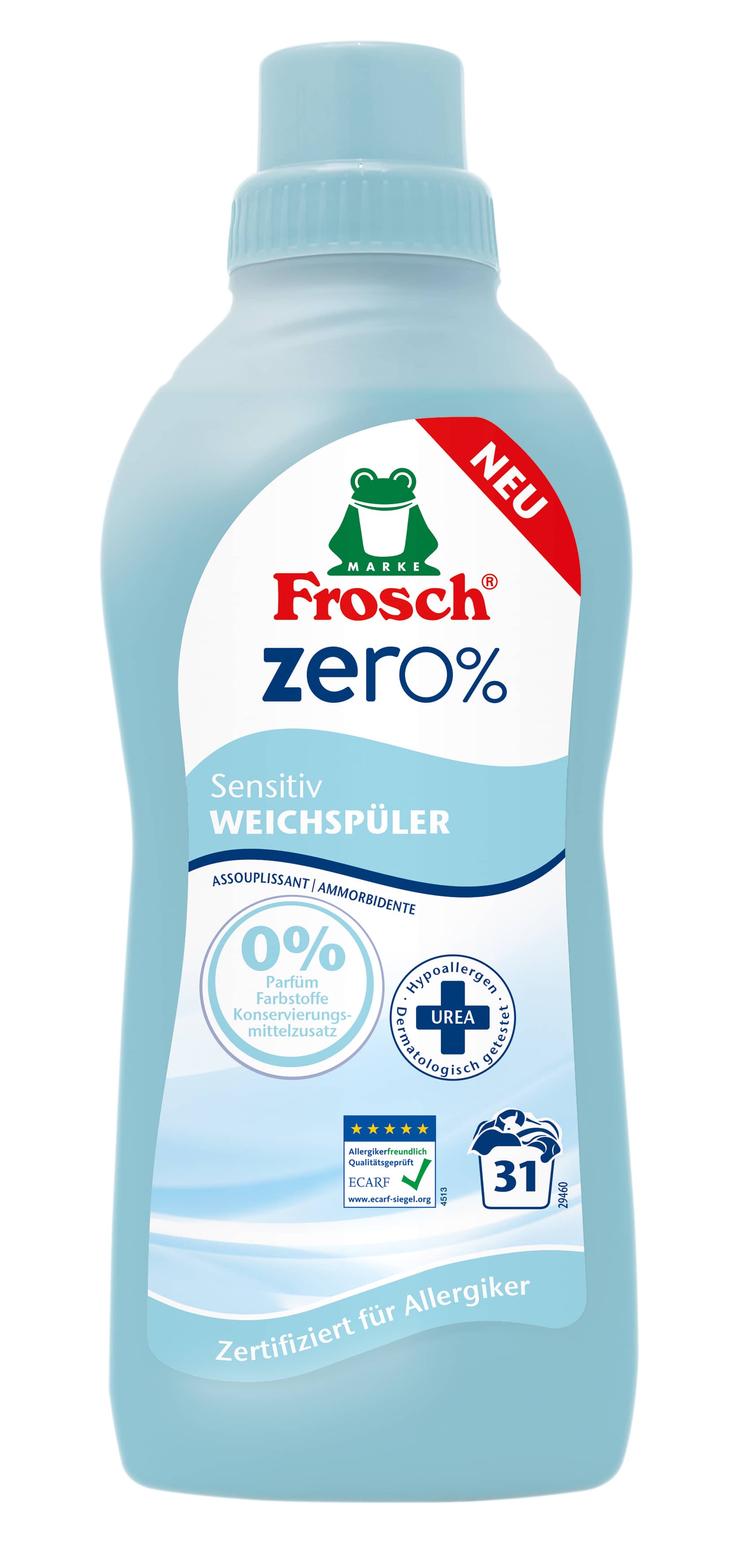Frosch Zero % öblítő Urea 750 ml 