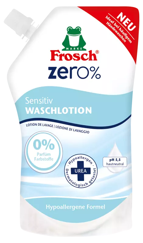 Frosch Zero % folyékony szappan utántöltő Ureával 500 ml 