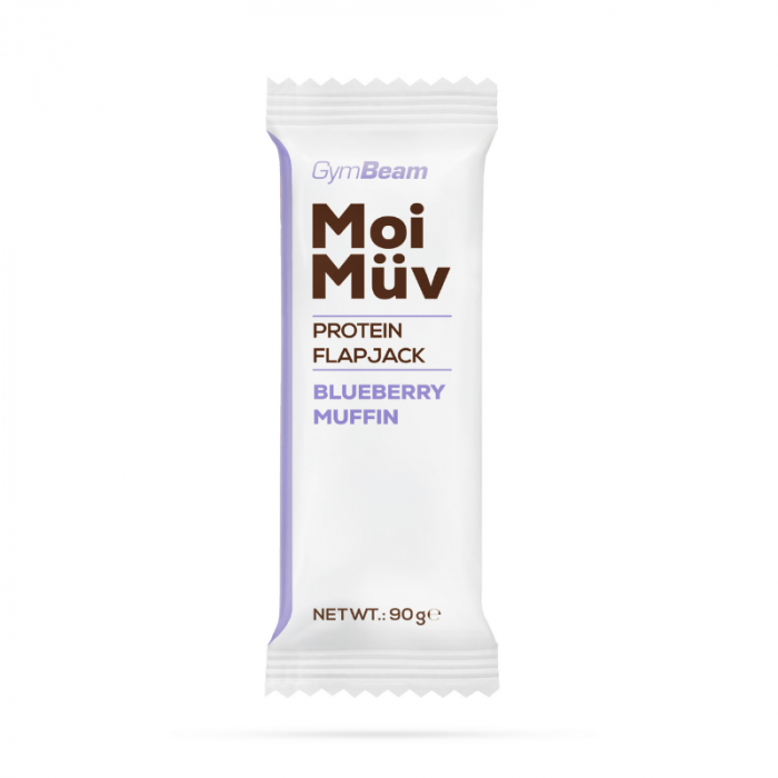 GymBeam MoiMüv fehérjés zabszelet Áfonyás Muffin 90 g