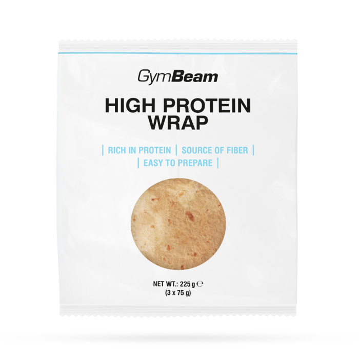 GymBeam Magas fehérjetartalmú wrap 225 g 