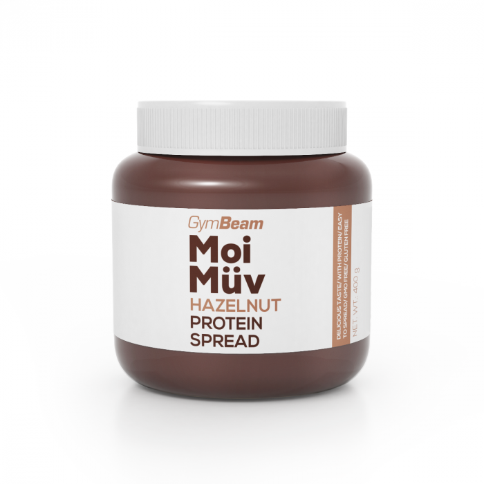 GymBeam MoiMüv Mogyorós Fehérje Krém 400g