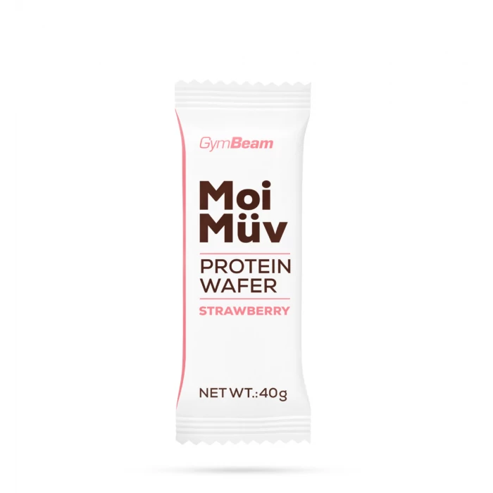 GymBeam MoiMüv fehérjés nápolyi Eper 40 g