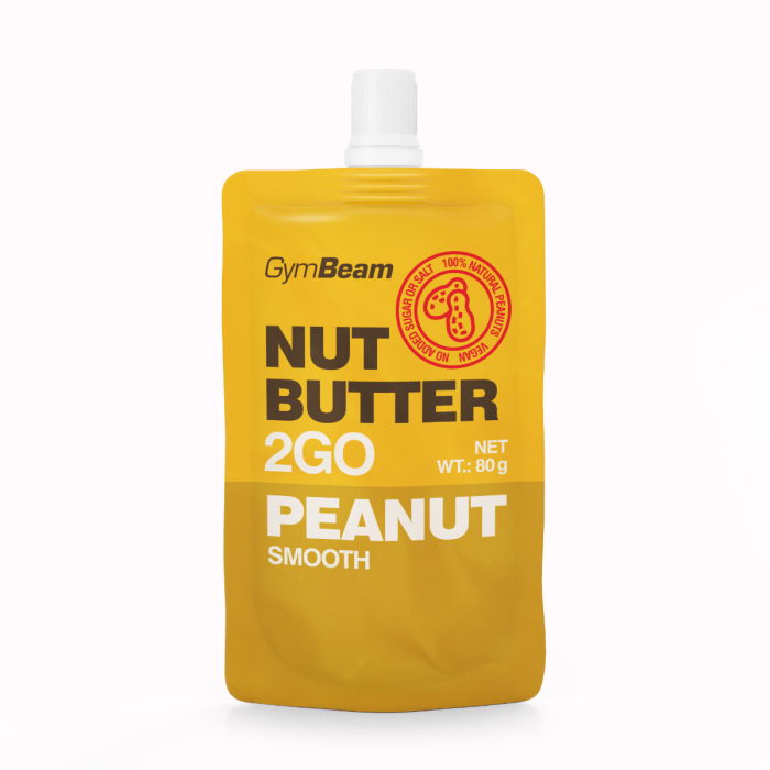 GymBeam Nut Butter 2GO Földimogyoróvaj 80 g