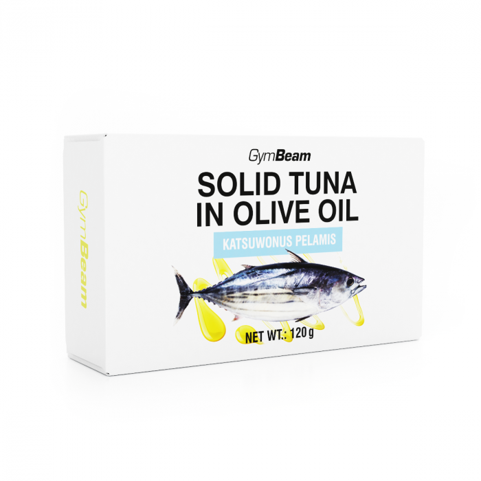 GymBeam Tonhal olívaolajban 120 g