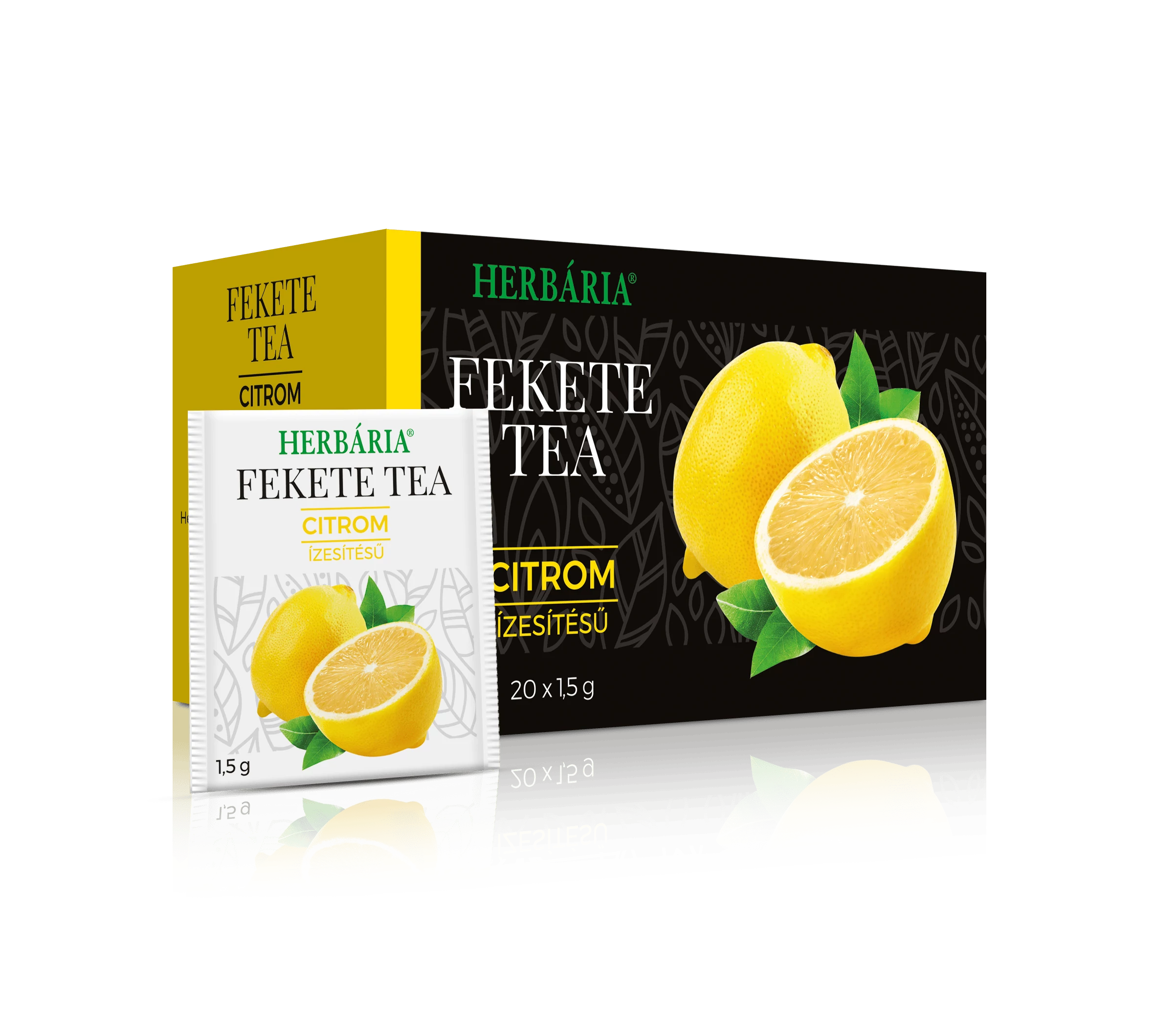 Herbária Citrom ízesítésű fekete tea