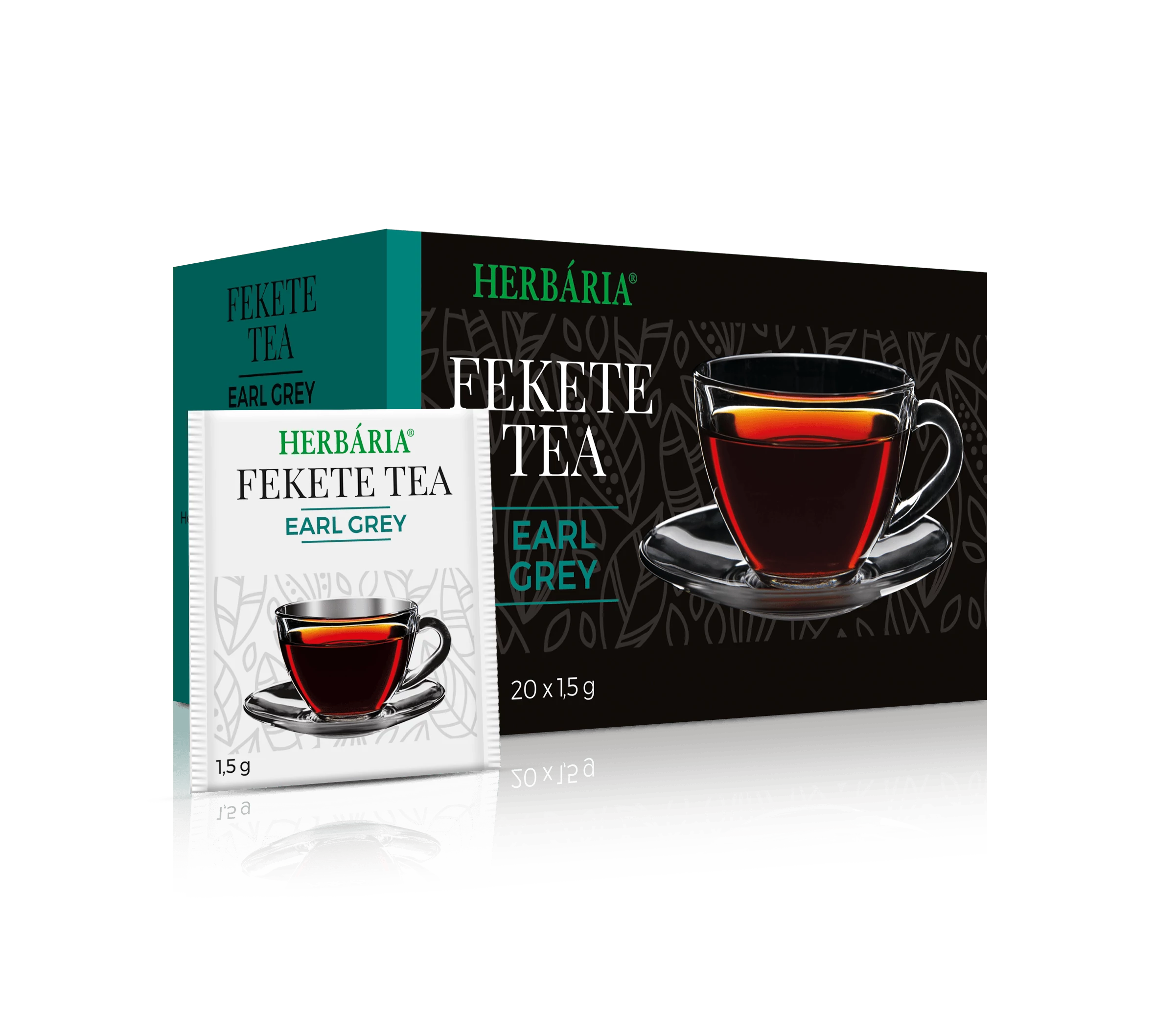 Herbária Earl grey ízesítésű feketet tea