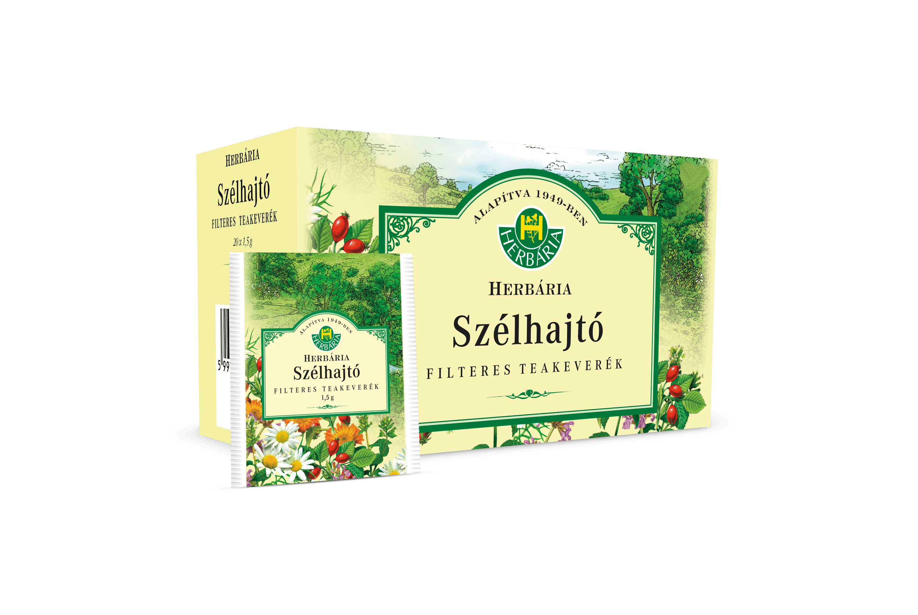 Herbária Szélhajtó filteres teakeverék