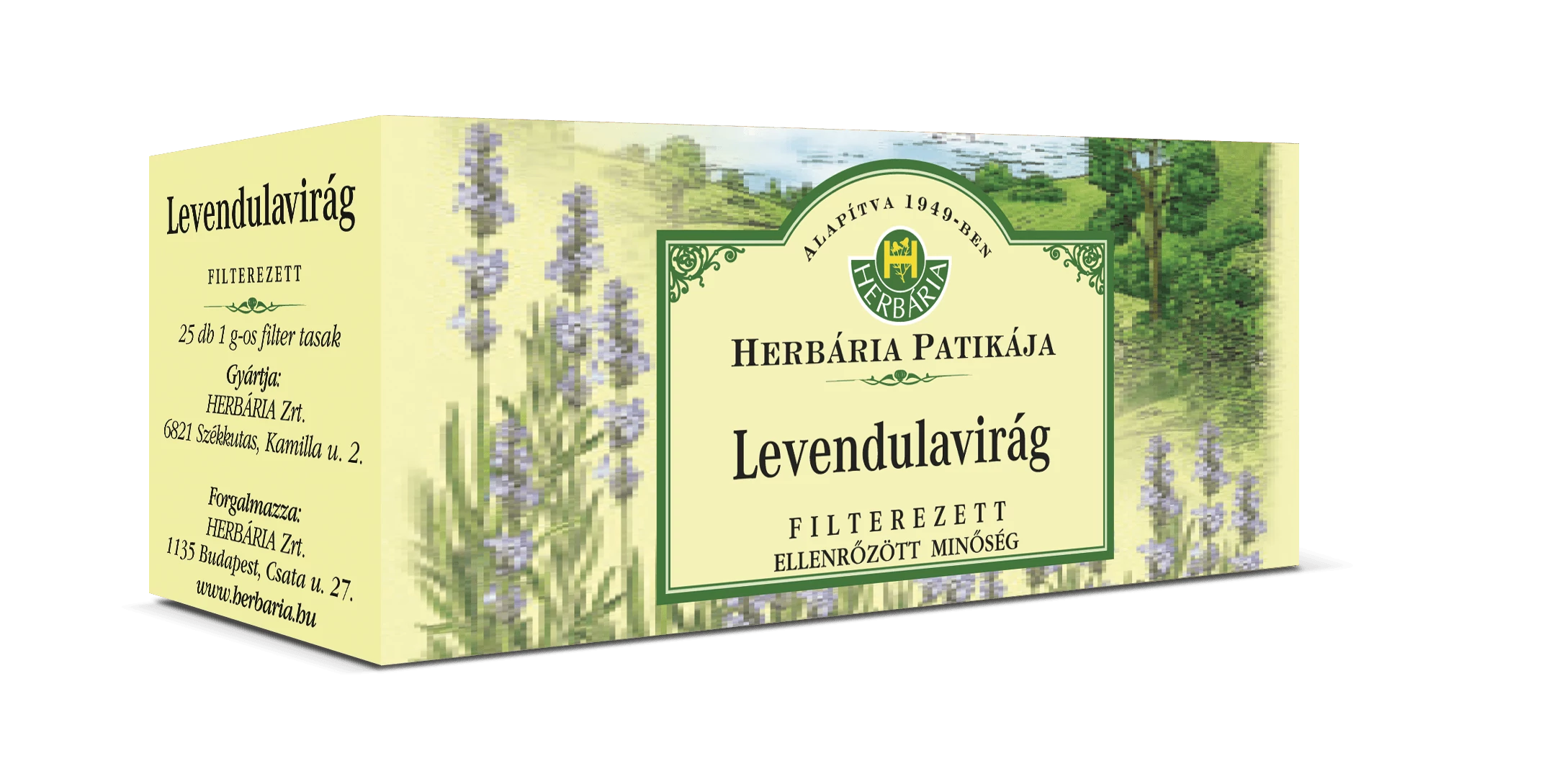 Herbária Levendulavirág (Lavandulae flos) filteres