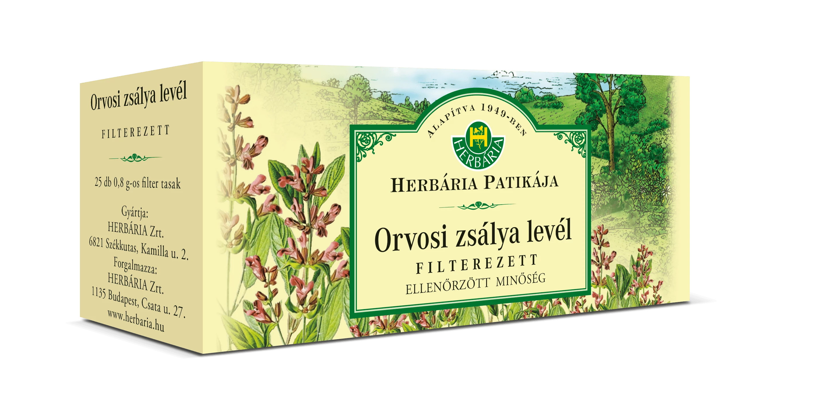 Herbária Orvosi zsályalevél filt. tea