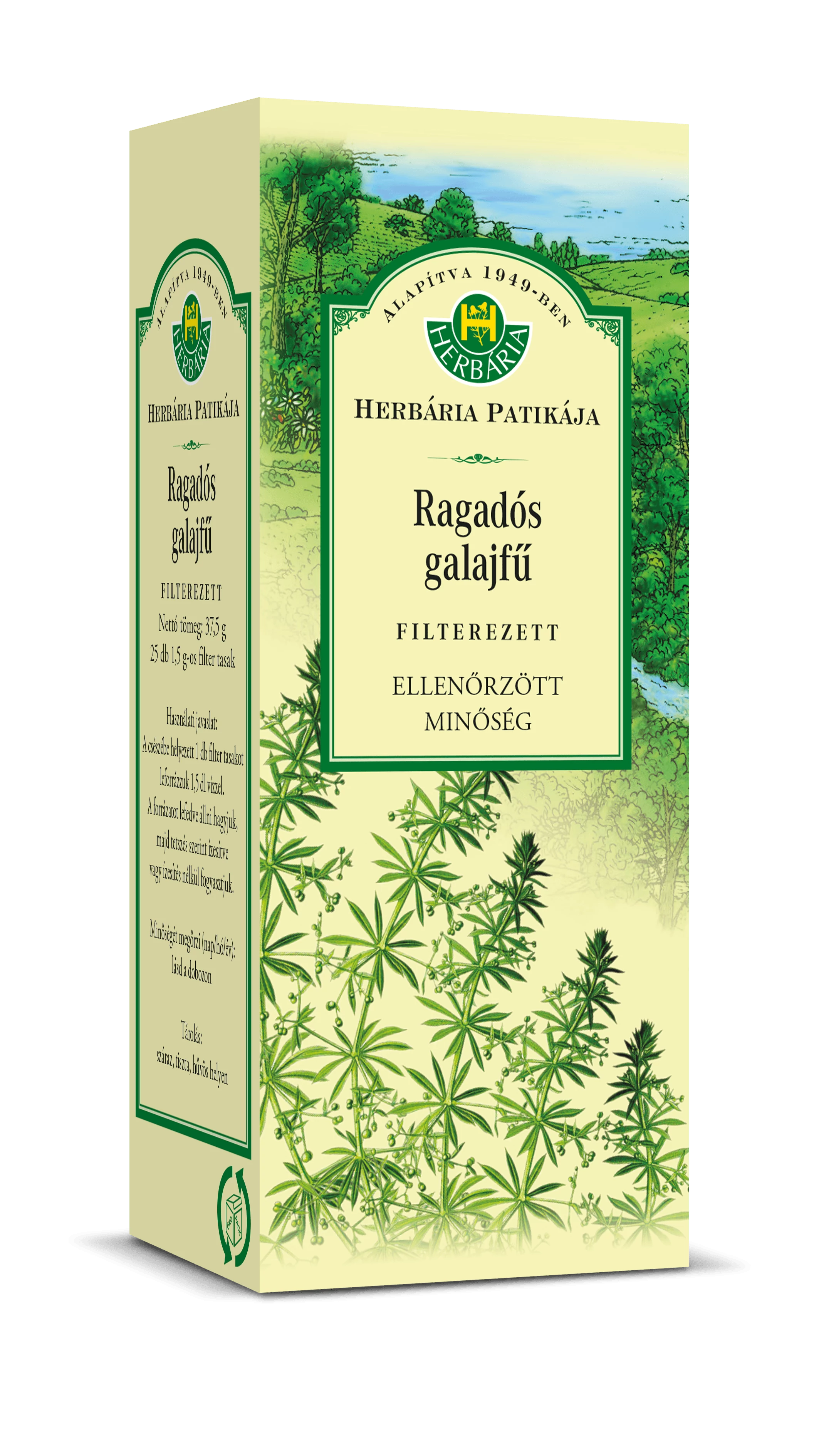 Herbária Ragadós galajfű (Galii aparinis herba) filteres