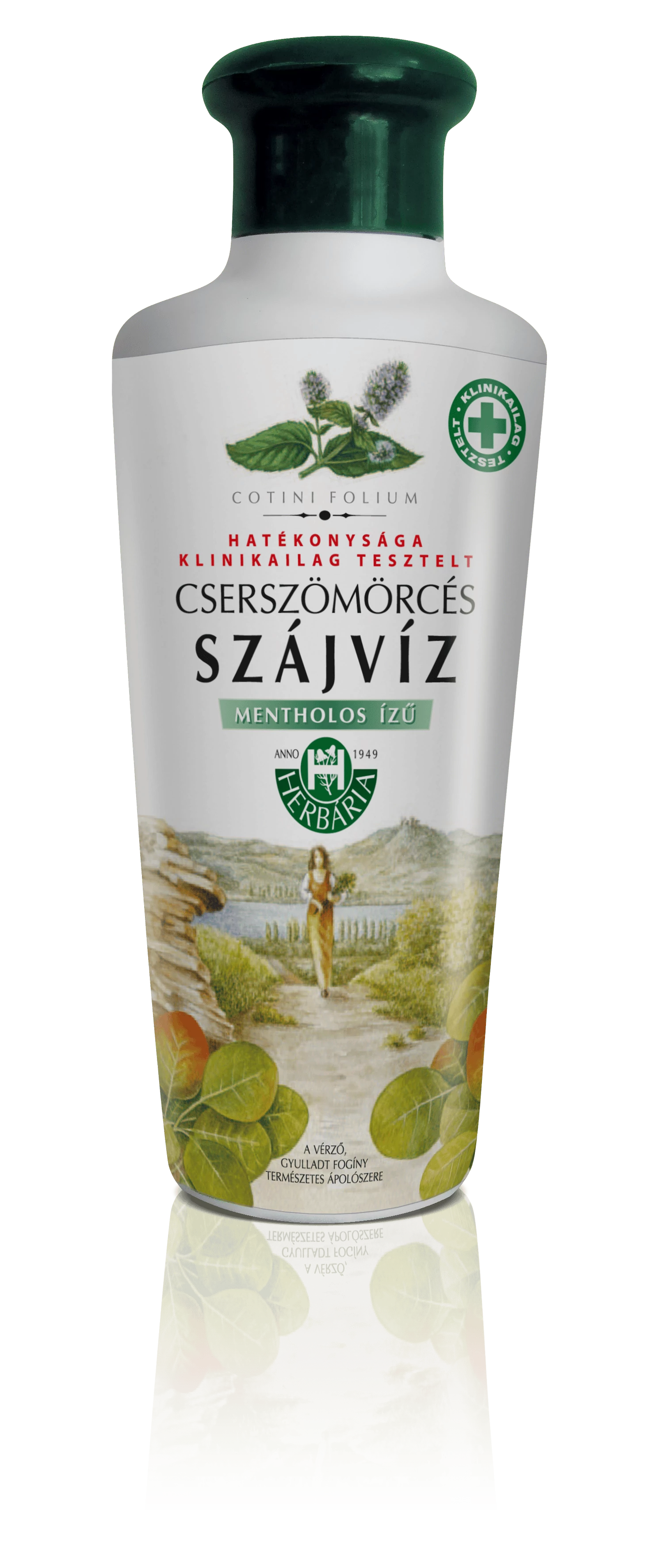 Herbária Cserszömörcés szájvíz mentholos ízű