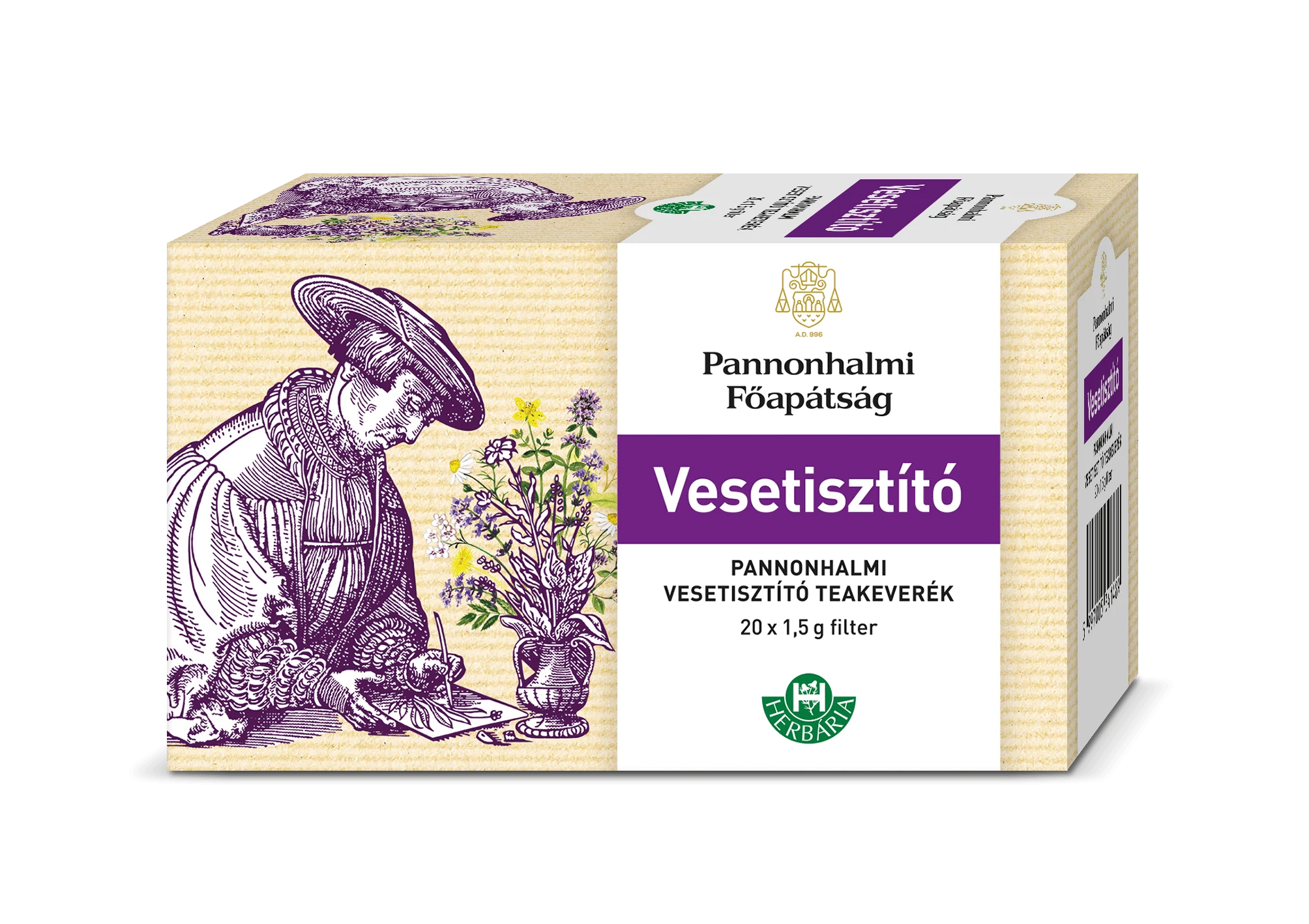 Herbária Pannonhalmi Vesetisztító teakeverék