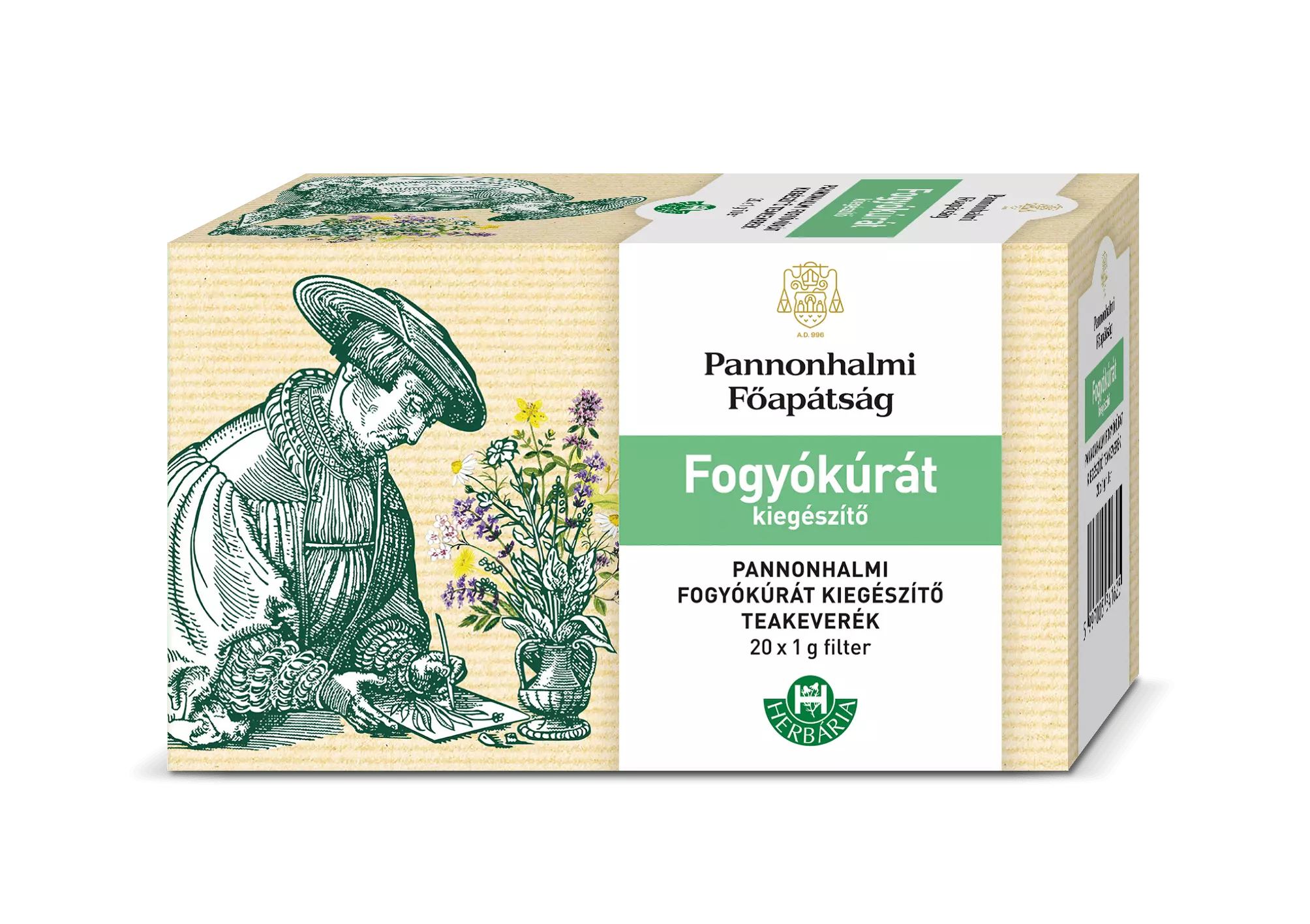 Herbária Pannonhalmi Fogyókúrát kiegészítő teakeverék