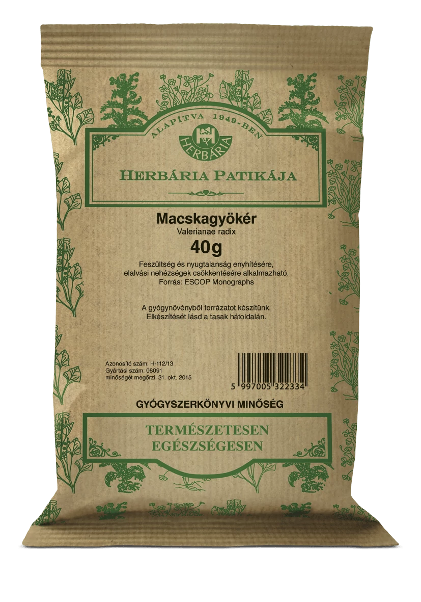 Herbária Macskagyökér (Valerianae radix) 40 g