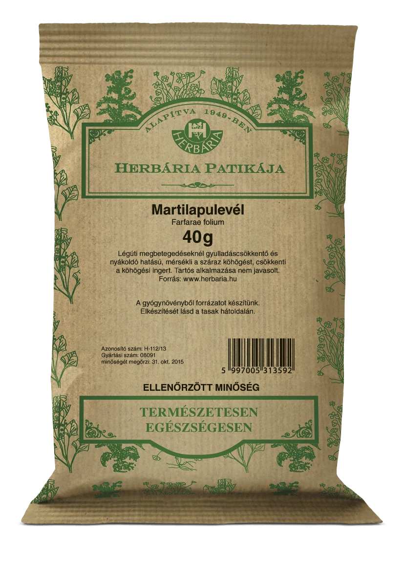 Herbária Martilapu levél (Farfarae folium) 40 g