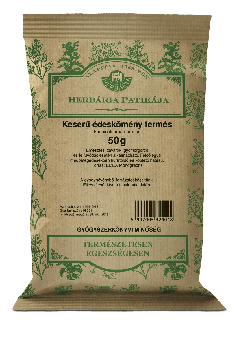 Herbária Édeskömény termés (Foeniculi amari fructus) 50 g