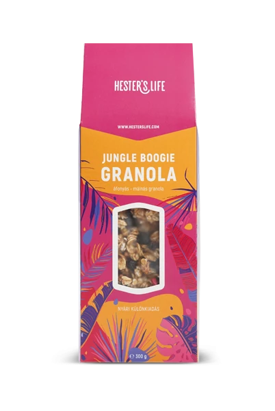 Hester's life Jungle Boogie - áfonyás-málnás granola 300 g