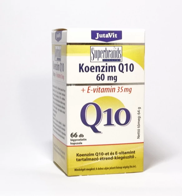 JutaVit Koenzim Q10 60mg + E-vitamin 35mg - 66 db