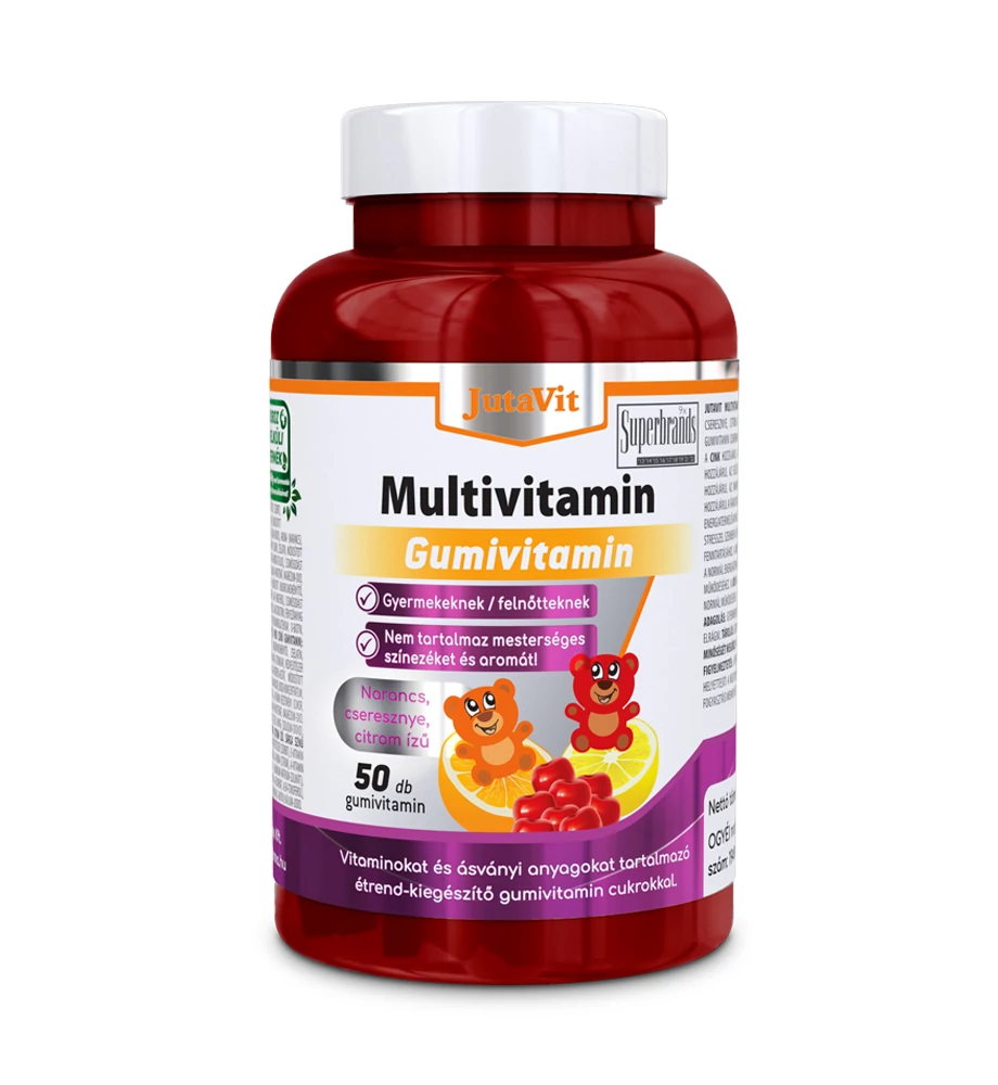 JutaVit Multivitamin gumi gyermekeknek - 60 db