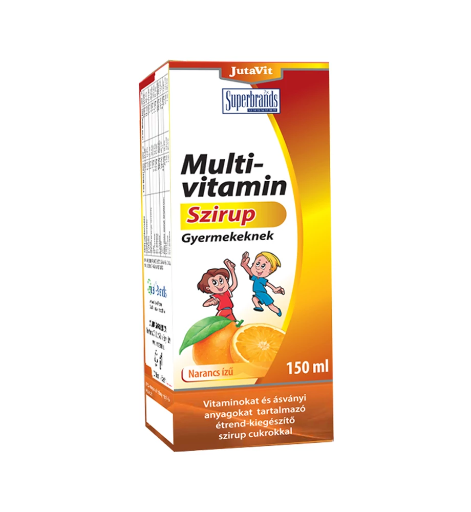 JutaVit Multivitamin szirup narancsos 150 ml 