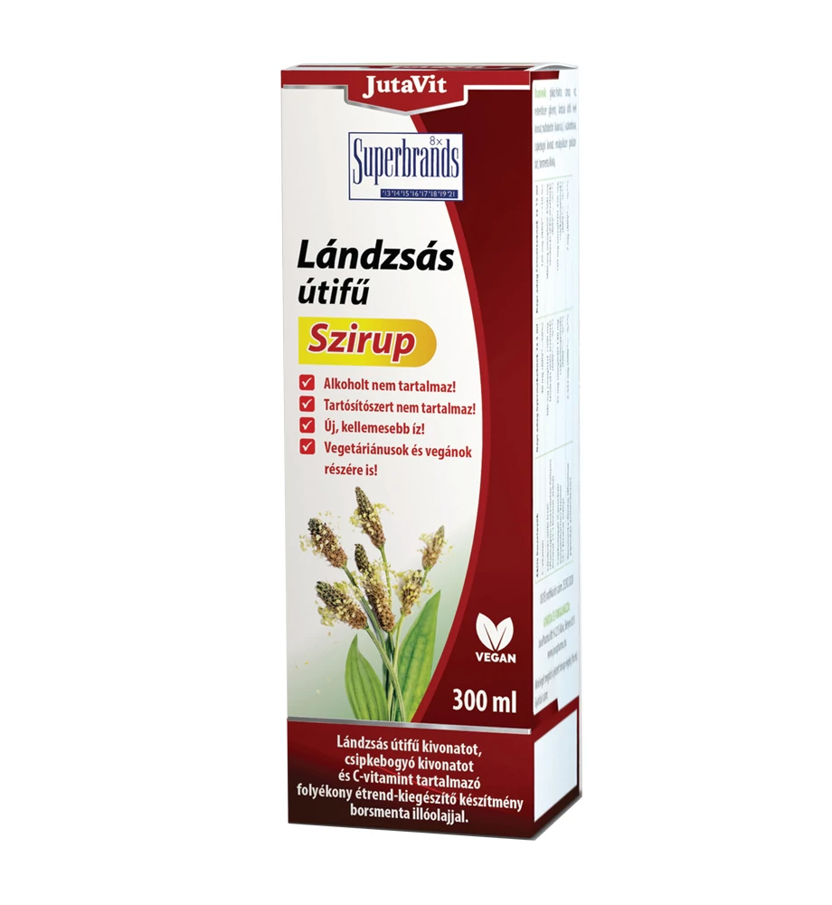 JutaVit Lándzsás útifű szirup 300 ml