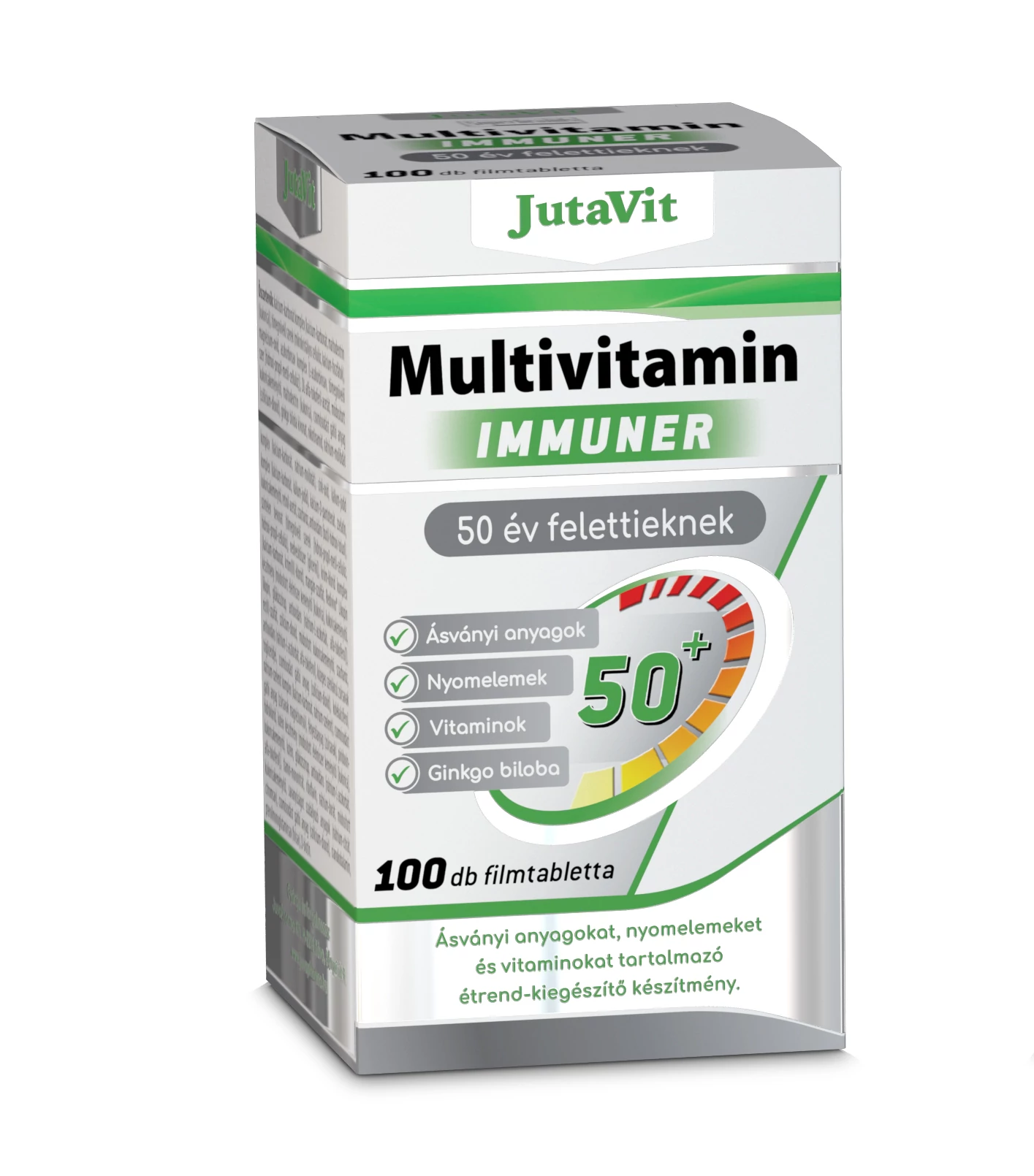 JutaVit Multivitamin felnőtteknek immuner 50 év felettieknek - 100 db