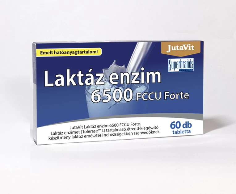 JutaVit Laktáz enzim 6500 FCCU Forte - 60 db É-K. 