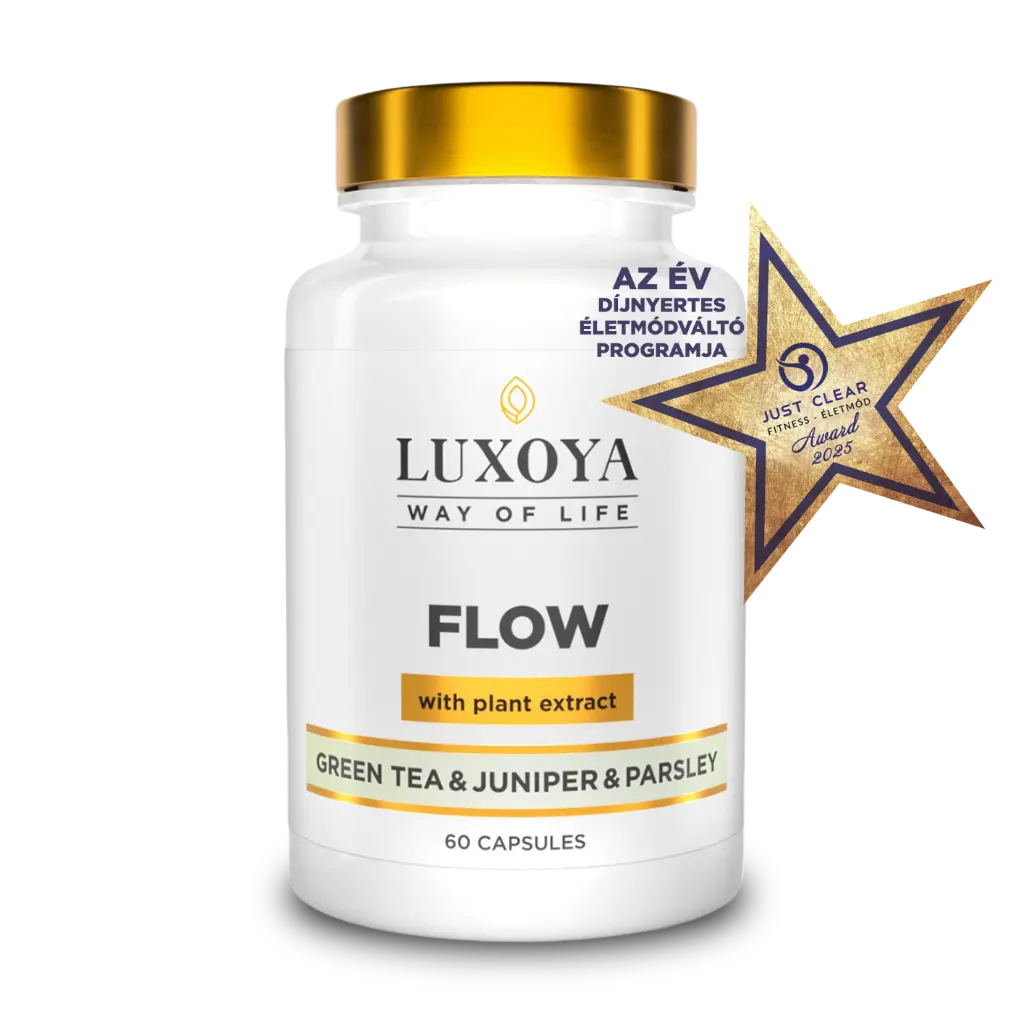 LUXOYA FLOW - KOFFEINT TARTALMAZÓ ÉTREND-KIEGÉSZÍTŐ KAPSZULA 60 db