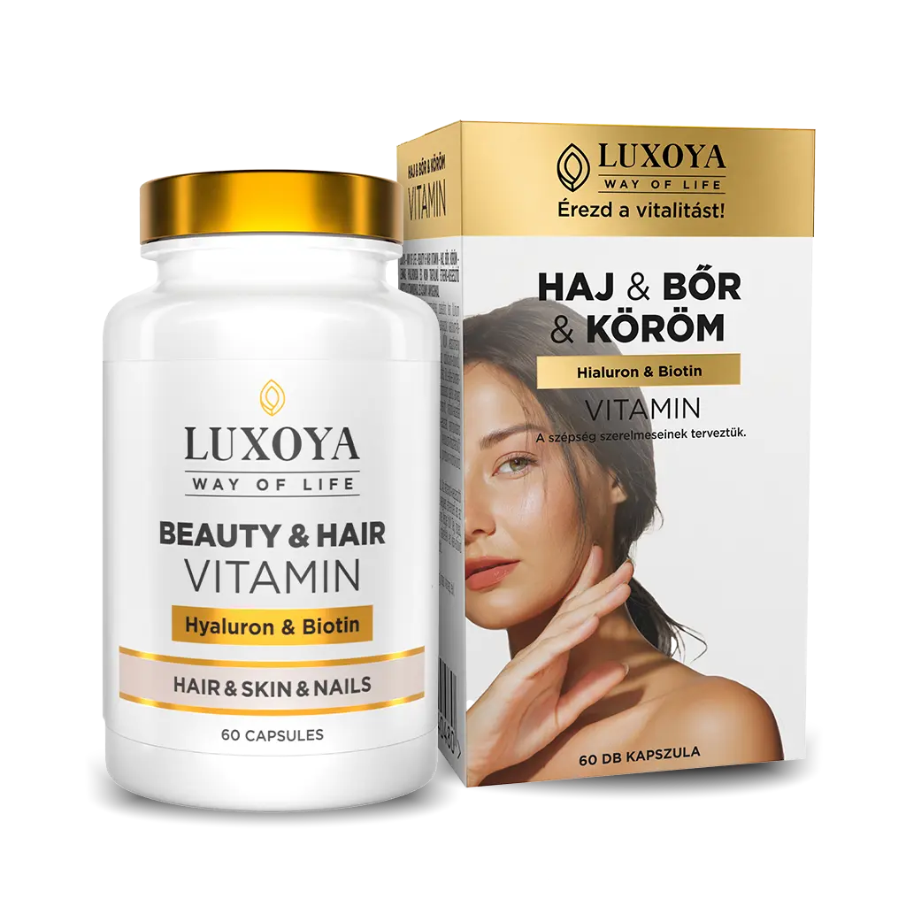 LUXOYA BEAUTY & HAIR VITAMIN - HAJ & BŐR & KÖRÖM VITAMIN 60 db