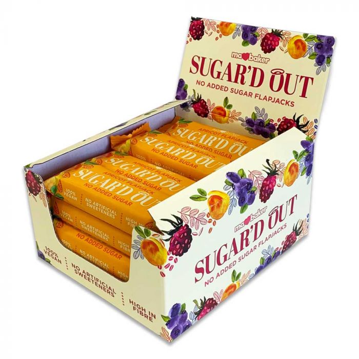 Ma Baker Sárgabarackos zabszelet kínáló hozzáadott cukor nélkül 16X50 g (2db ajándék)