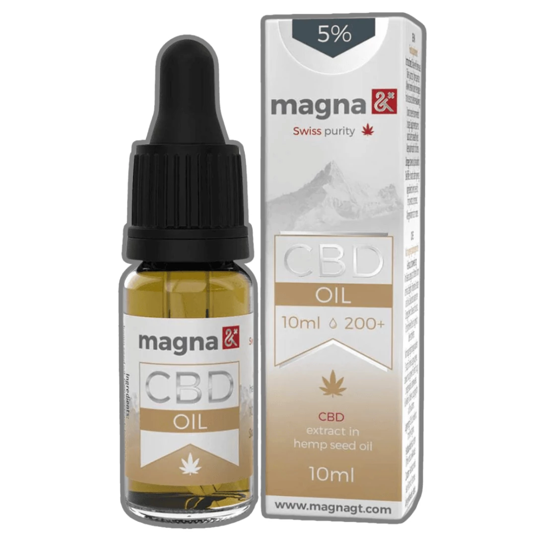 Magna G&T 5% CBD Olaj 500mg - 10ml Kendermagolajban