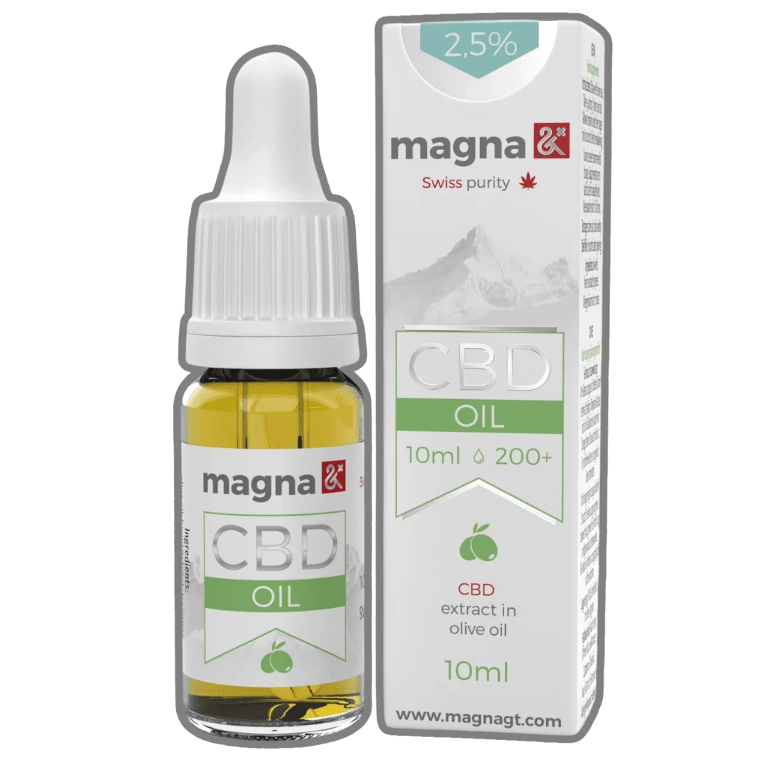 Magna G&T 2,5% CBD Olaj 250mg - 10ml