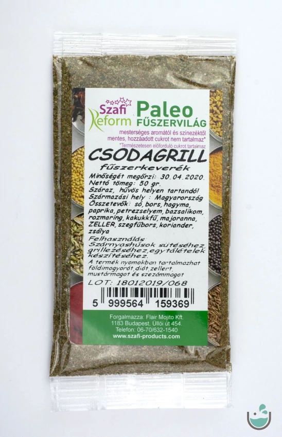 Szafi Reform paleo csodagrill fűszerkeverék 50 g