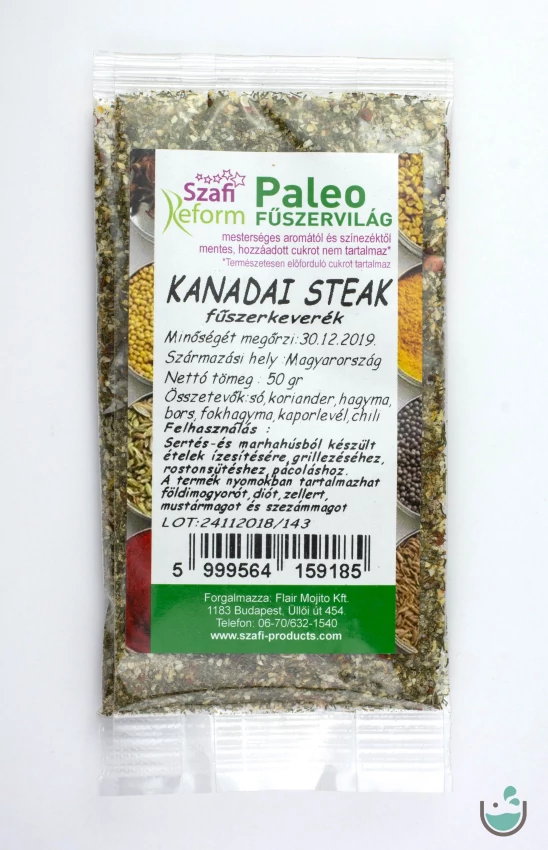 Szafi Reform paleo kanadai steak fűszerkeverék 50 g