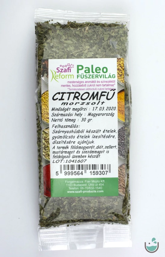 Szafi Reform paleo morzsolt citromfű 30 g