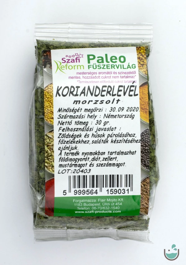 Szafi Reform paleo morzsolt korianderlevél 30 g