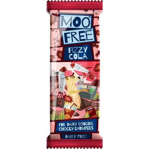 Moo Free Mini moo Fizzi cola tejmentes csokoládé szelet 20 g