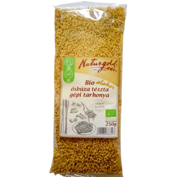 NaturGold Bio alakor ősbúza tészta gépi tarhonya 250 g