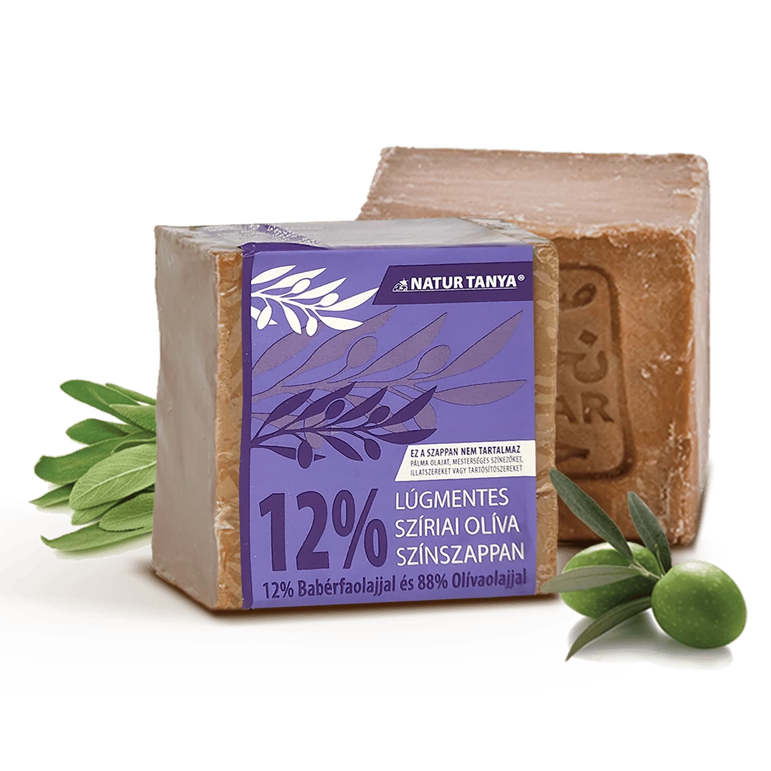 Natur Tanya® Lúgmentes Színszappan - 12% Babérfaolaj és 88% Olívaolaj 200 g