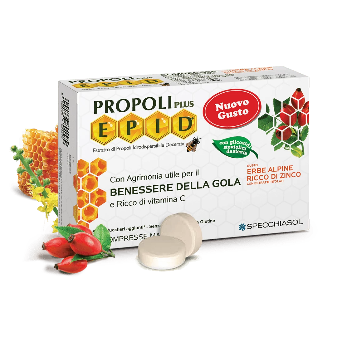 Natur Tanya® S. EPID® propoliszos szopogatós tabletta alpesi növénnyel, cinkkel, C-vitaminnal 20 db