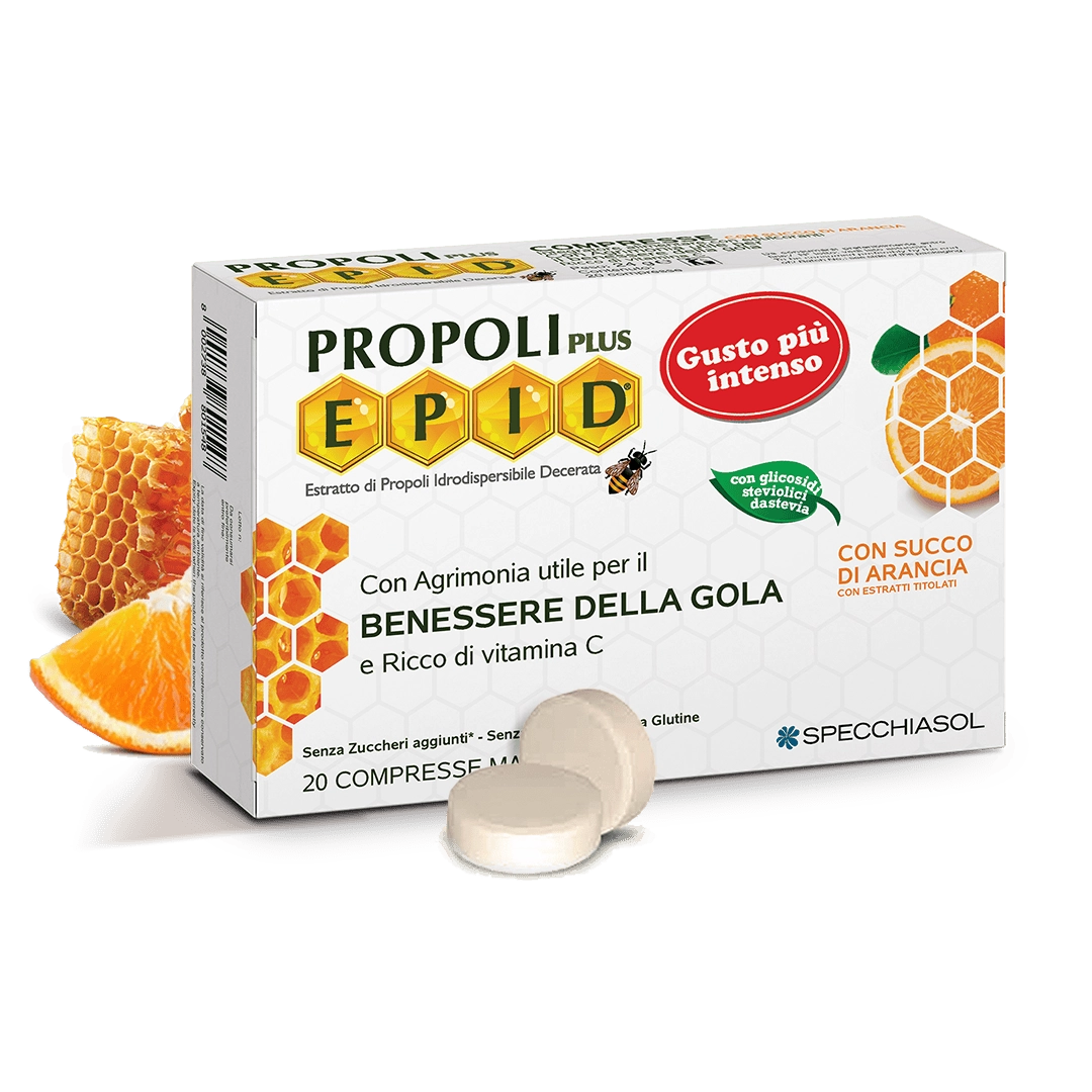 Natur Tanya® S. EPID® propoliszos szopogatós tabletta C-vitaminnal narancsos 20 db