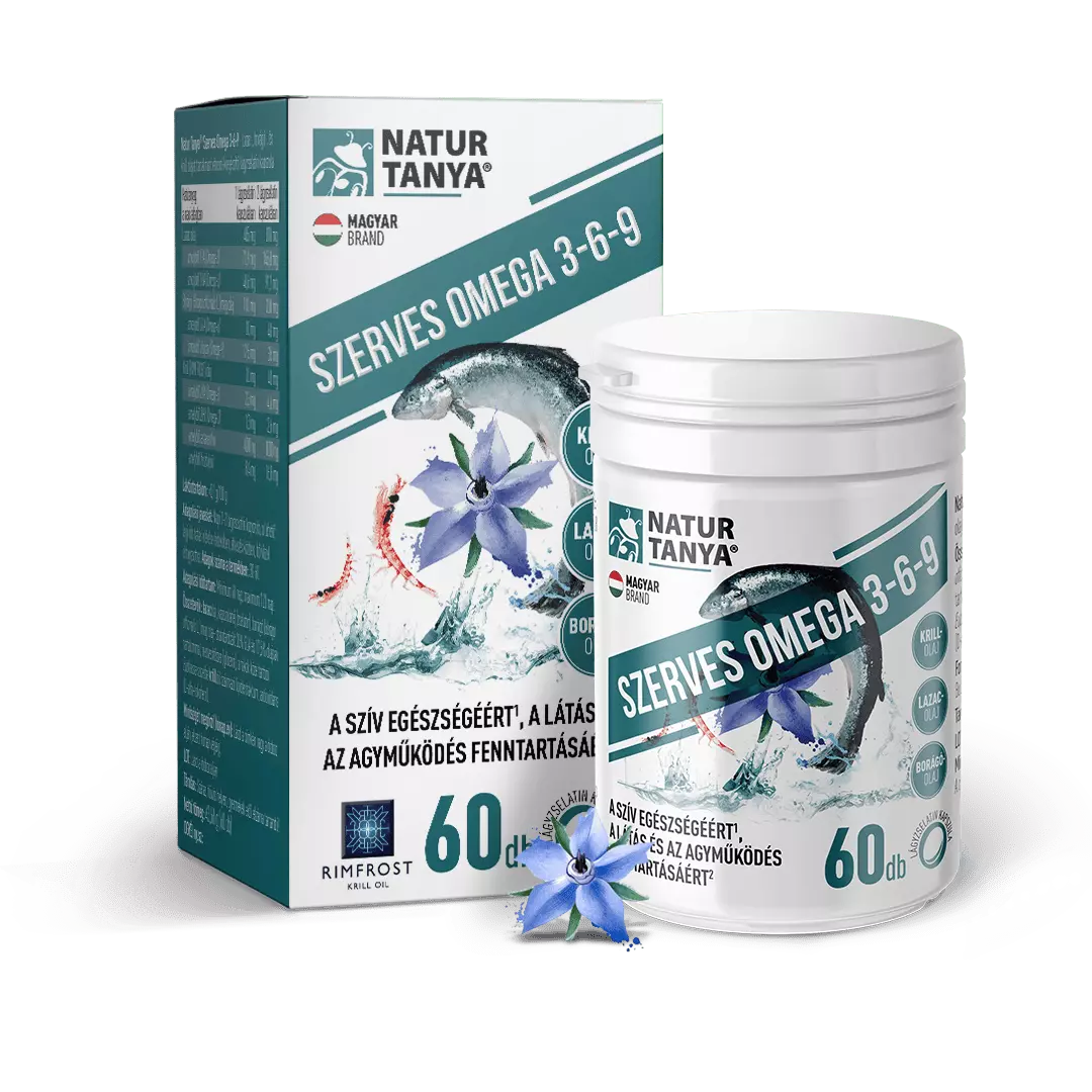 Natur Tanya® Szerves Omega 3-6-9 60 db