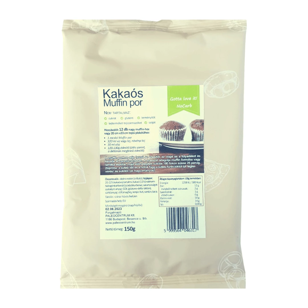 NoCarb Gotta love it! Kakaós muffin por 150 g