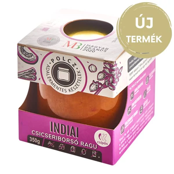 Polcz Indiai csicseriborsó ragu (vegán) 350 g